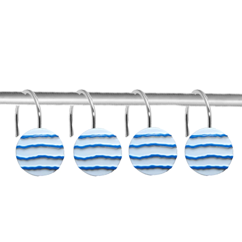 Ganchos Ocean Azul X12