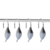 Ganchos Plumas X12