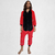 Pijama Kigurumi Niños y Adultos - Dino Rojo