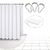 Imagen de Cortina De Baño Tela Impermeable + Protector + 12 Ganchos