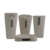 Set de 4 Piezas Plástico Beige