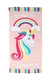 Toallon playero Unicornio Arcoiris