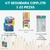 Kit Escolar Secundaria Con Cartuchera Tubo Azul - tienda online