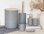 Set de baño 6 piezas Gris/Bamboo GH-1582 en internet