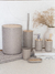 Set de baño 6 piezas Vison/Bamboo GH-1580 - Ganga Home