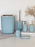 Set de baño 6 piezas Aqua/Bamboo GH-1584 - Ganga Home