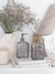 Dispenser de Vidrio Gris PURE SOAP GH-73 - Ganga Home