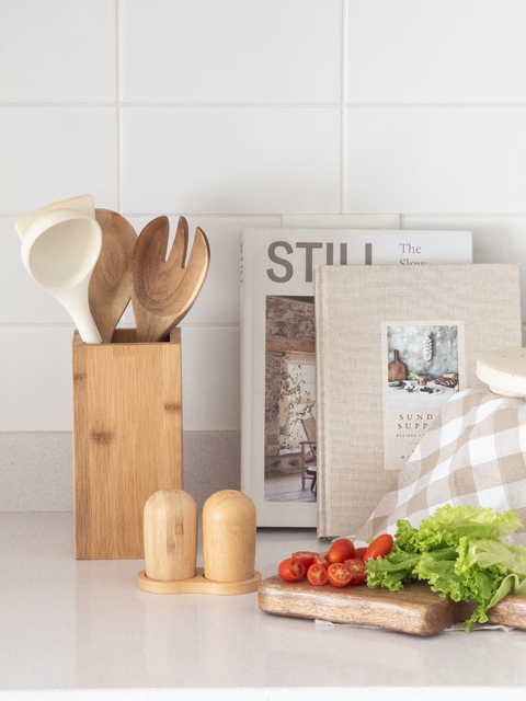 Porta Utensilios de Bambú GH-1732 - comprar online