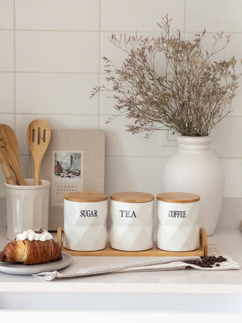 Set x3 Contenedores Té/Café/Azúcar GH-1837 - comprar online