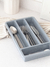 Organizador de cubiertos gris - comprar online