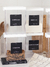 Set x6 contenedores tapa blanca