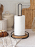 Porta Rollo de Hierro Base de Madera GH-187 - tienda online