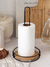 Porta Rollo de Hierro Base de Madera GH-187 en internet