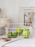Cesta Blanca 28x22 GH-197 - Ganga Home