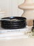 Set x6 Plato Playo Negro Salpicado