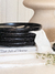 Set x6 Plato Playo Negro Salpicado - Ganga Home