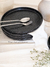 Imagen de Set x6 Plato Playo Negro Salpicado