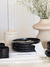 Set x6 Plato Playo Negro Salpicado en internet