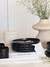 Set x6 Plato Playo Negro Salpicado - Ganga Home