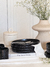Set x6 Plato Playo Negro Salpicado - tienda online