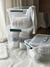 Set× 3 caja transparente manija verde