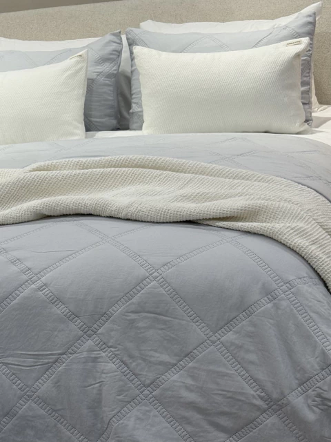 Set x2 Fundas 50X70 Praga Gris Perla GH-0090GP - comprar online