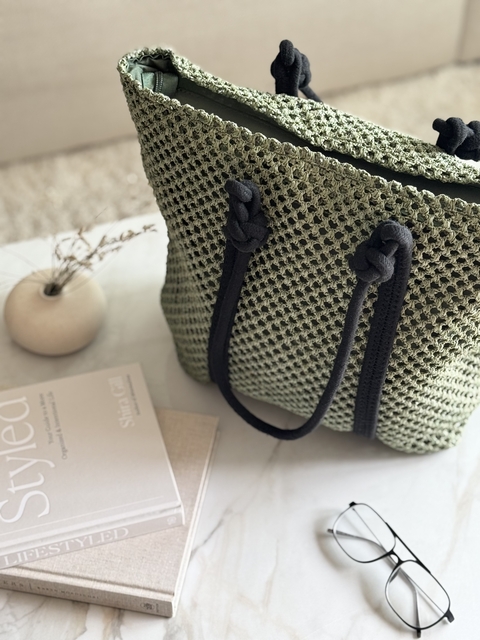 Bolso Verde/ Negro GH-1663 - comprar online