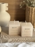 Set x2 Velones Cuadrados 7,5x7,5cm GH-584 - Ganga Home