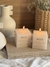 Set x2 Velones Cuadrados 7,5x7,5cm GH-584 - Ganga Home