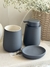Set de Baño 3 Piezas Gris Mate GHHK-300B