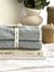 Set x2 Toallas de Rostro Ibera Gris - Ganga Home
