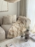 Manta Tejida Rayas Beige 130x210 en internet