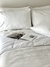 Kit x2 fundas 50x70 microfibra blanco tiza - comprar online