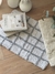 Alfombra Cuadros Nat y Gris 40X60 GHI-33 - tienda online