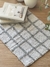 Alfombra Cuadros Nat y Gris 40X60 GHI-33 - comprar online