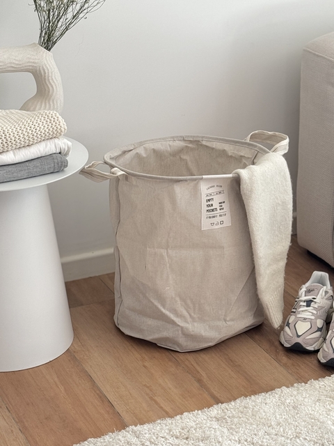 Cesto de Ropa 40x50 Beige GH-524BE