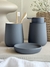 Set de Baño 3 Piezas Gris Mate GHHK-300B