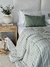 Acolchado Boho Chic Queen Verde 737Q - comprar online
