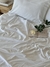 Juego de Sabana Queen Blanco Chenille en internet