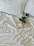 Juego de Sabana Queen Blanco Chenille - comprar online