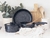 Set x3 Ollas Viral Negro GH-243 - Ganga Home
