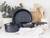 Set x3 Ollas Viral Negro GH-243 - Ganga Home
