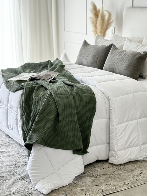 Manta Lisboa 200X150 Verde Seco