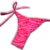 CALCINHA CORTININHA - ESTAMPA ROSA E VERMELHO na internet