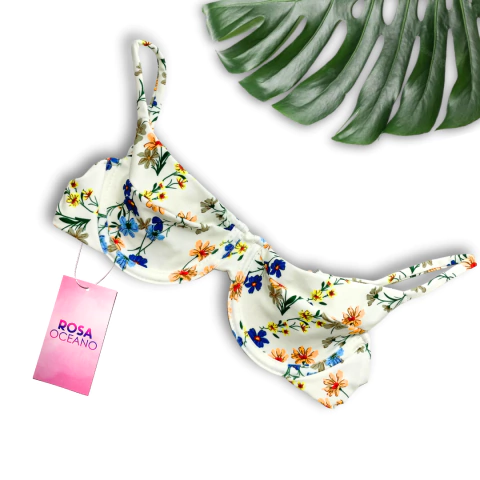 TOP MEIA TAÇA - ESTAMPA FLORAL - comprar online