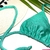 Imagem do TOP CORTININHA - VERDE MENTA CANELADO