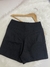 SHORT ALFAIATARIA MODELAGEM RETA - PRETO na internet