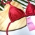 TOP CORTININHA - VERMELHO RUBI CANELADO - Rosa Oceano