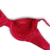 TOP MEIA TAÇA - VERMELHO RUBI CANELADO
