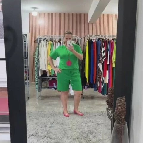 Bermuda Aruana Em Viscolycra (Apenas Bermuda)